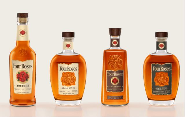 四玫瑰威士忌包裝換新并推出限量套裝-酒展網(wǎng)